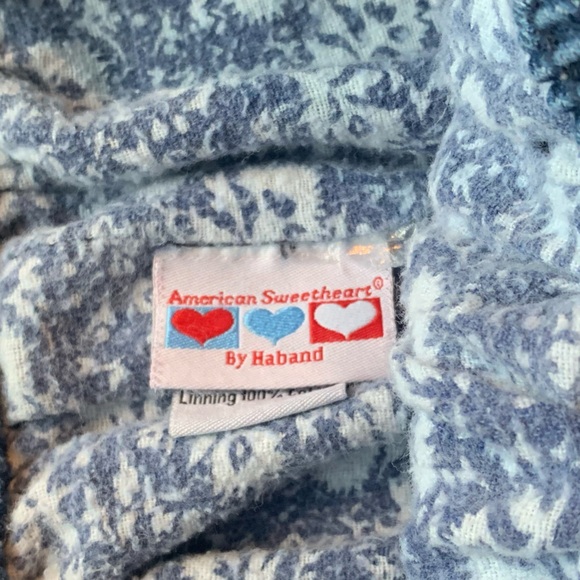 Haband vintage fleece lined Blue Denim Jeans 8p - Picture 2 of 10